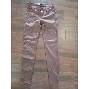 Women's Size 7/28 Celebrity Pink Burgandy Skinny Jeans So Cute Nice Stretch